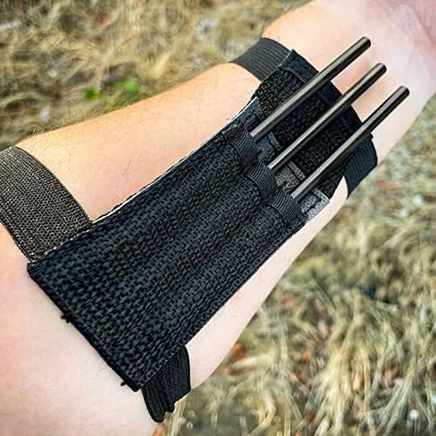 3PC Black Throwing Spike Set Dart Quills Knives Blades in Saudi Arabia