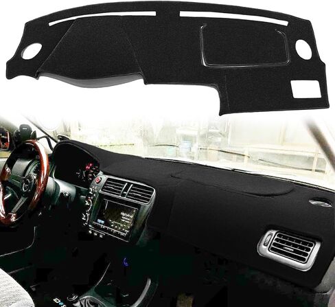 حصيرة غلاف DASH مخصص لهوندا Civic Del Sol ، حامي سجادة لوحة Dashboard F290 (أسود) in Kuwait