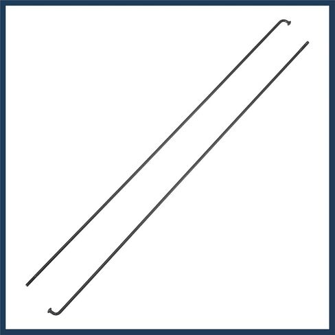36 قطعة 14G J Bend 280mm x 2mm المتحدث دراجة دراجة مع الحلمات الصلب الأسود تصميم أنيق in Saudi Arabia
