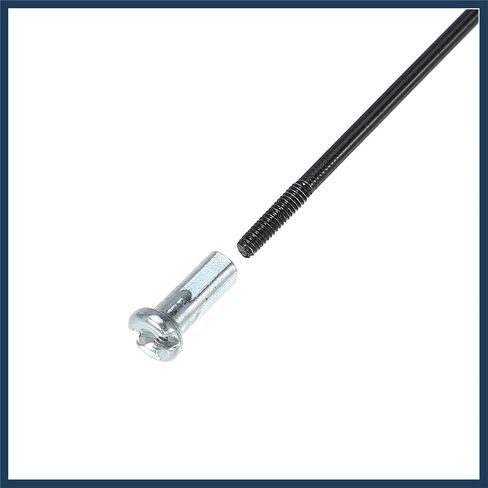 36 قطعة 14G J Bend 280mm x 2mm المتحدث دراجة دراجة مع الحلمات الصلب الأسود تصميم أنيق in Saudi Arabia