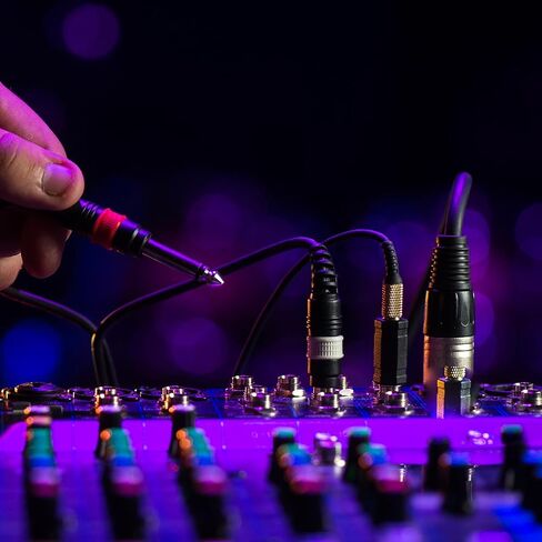 MECCANIXITY 4pcs 3 Pin XLR Male Connector, Microphone Audio Cable Plug Mic Socket Accessories for Mixer, Power Amplifier, Black in Saudi Arabia