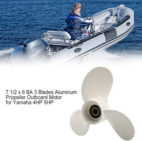 Boat Propeller 7.5x8 BA 3-Blade Aluminum Propeller for Outboard Motor Engine Motor in Saudi Arabia