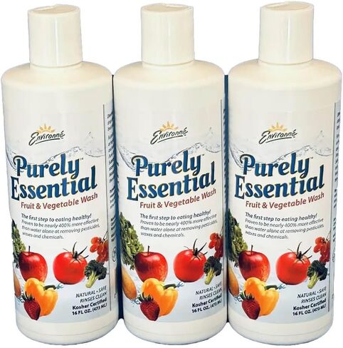 Purely Essential Fruit & Vegetable Wash, None, 16 Fl Oz (Pack of 6) in Saudi Arabia