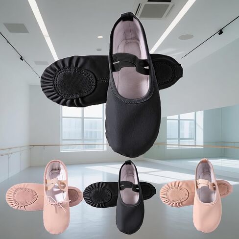 Women Ballet Shoes Canvas Adult Ballet Yoga Dance Shoes in Saudi Arabia