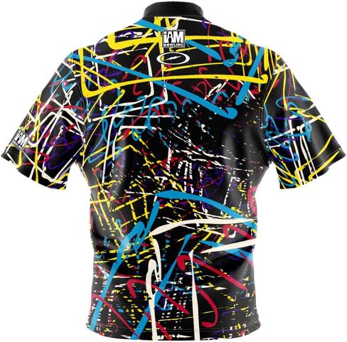 Logo Infusion I AM Bowling Jersey ياقة وشاح بأكمام قصيرة 2130-ST صنع في الولايات المتحدة الأمريكية Storm in Kuwait