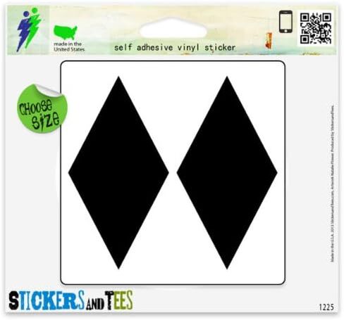 Double Black Diamond Ski Vinyl Car Bumper Window Sticker 2" x 2" in Saudi Arabia