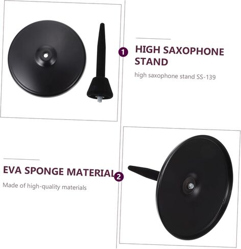 Kisangel المحمولة الناي الكلارينيت حامل إيفا الحشو قابل للتعديل ارتفاع ثابت ترايبود قاعدة حامل العرض العالمي للفلوت والكلارينيت للموسيقيين والعروض in Kuwait