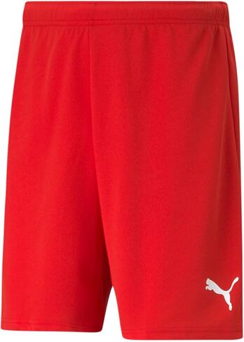 Puma - شورت Teamrise للرجال، اللون Puma Red/Puma White، الحجم: X-Large in Saudi Arabia