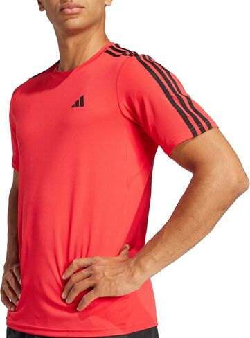 adidas Men's Train Essentials 3-Stripes T-Shirt in Saudi Arabia
