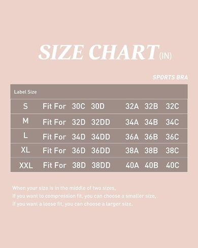 Women's Sports Bra, Motion Control, High Impact Sports Bra for Women, Criss-Cross Back Padded Sports Bras with Removable Cups in Saudi Arabia