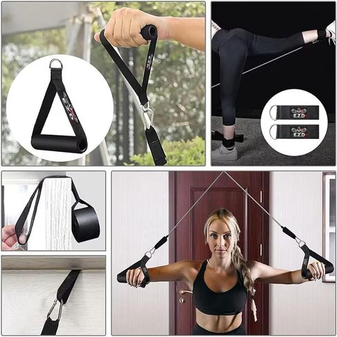 Resistance Bands Set, 200 lbs Heavy Duty Exercise Bands by EZD, Includes Handles, Door Anchor and Ankle Straps, for Home Workout, Strength Training, Physical Therapy, Full Body Workout in Saudi Arabia