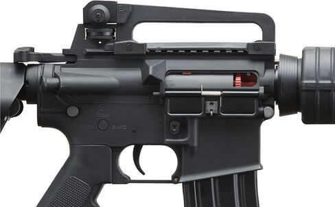 مسدس Lancer التكتيكي Gen 2 Airsoft M4A1 Carbine Polymer AEG مع بطارية 9.6 فولت Nimh 1600 مللي أمبير في الساعة، شاحن، 1000 طلقة 0.20 جرام BBS متضمنة (أسود/أسمر) in Kuwait
