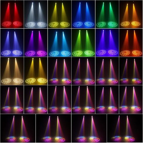 Moving Head Light, DMX 512 Wash Lights with Strobe & Sound Activation for KTV, Parties, Weddings, Nightclubs, Discos, Bars, Live Shows (295W) in Saudi Arabia