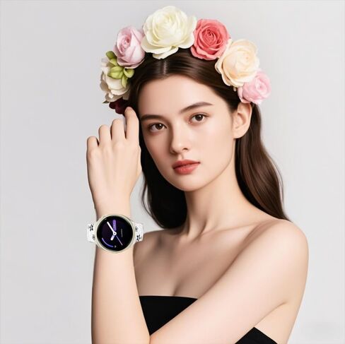 أحزمة منقوشة بالزهور بلونين متوافقة مع أحزمة ساعة الموسيقى Garmin Vivoactive 6/Vivoactive 5/3/3، حزام سيليكون ناعم 20 مم لساعة Galaxy Watch 7/6/5/5 Pro 4، Venu Sq 2/Forerunner 55/165/245/645 in Kuwait