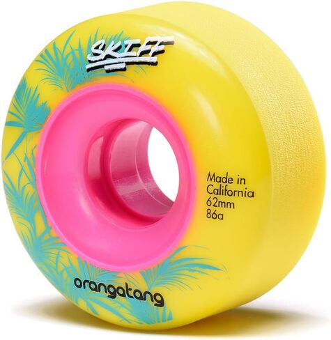 عجلات لوح تزلج Orangatang Skiff مقاس 62 مم لجميع التضاريس (مجموعة من 4) in Kuwait