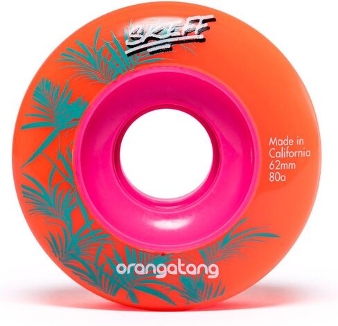 عجلات لوح تزلج Orangatang Skiff مقاس 62 مم لجميع التضاريس (مجموعة من 4) in Kuwait