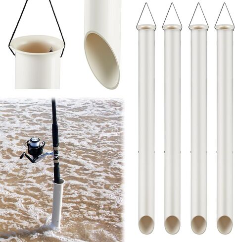 طفرات رملية أنبوبية لركوب الأمواج الصيد PVC Surf Shore و Peach Fishing Rod حامل الرمل للشواطئ والأنهار والشواطئ الرملية in Saudi Arabia