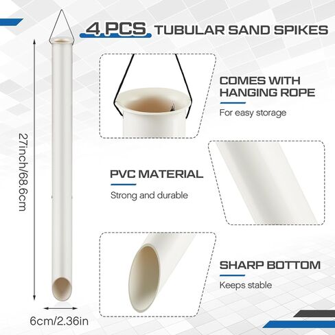طفرات رملية أنبوبية لركوب الأمواج الصيد PVC Surf Shore و Peach Fishing Rod حامل الرمل للشواطئ والأنهار والشواطئ الرملية in Saudi Arabia