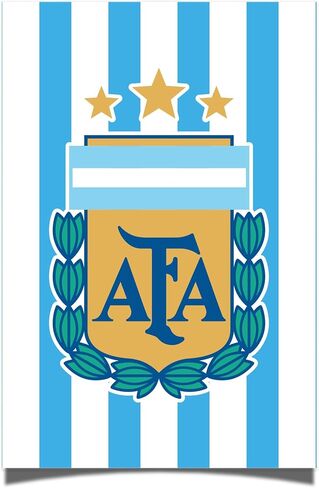 Desert Cactus Argentine Football Association Poster AFA Argentina Albiceleste Football Soccer 11 x 17 Inch Room Office Décor Decoration Official Fan Gear (11x17 inch,Version A) in Saudi Arabia