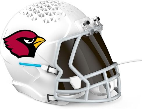 NFL ECHO DOT BUNDLE: يتضمن صدى DOT | الجليون الجليدية البيضاء والمحدودة NFL خوذة حامل | دالاس كاوبويز in Saudi Arabia