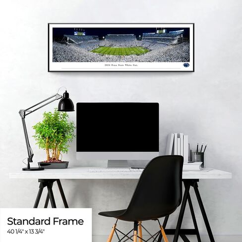 2024 Penn State White Out Football - ملصق غير مؤطر من Blakeway Panoramas (40 بوصة عرض × 13.5 بوصة ارتفاع) in Kuwait