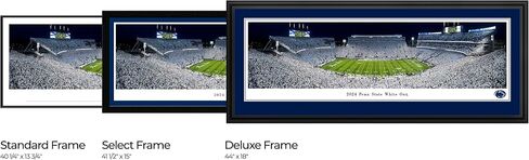 2024 Penn State White Out Football - ملصق غير مؤطر من Blakeway Panoramas (40 بوصة عرض × 13.5 بوصة ارتفاع) in Kuwait