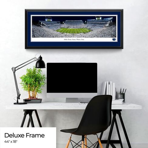 2024 Penn State White Out Football - ملصق غير مؤطر من Blakeway Panoramas (40 بوصة عرض × 13.5 بوصة ارتفاع) in Kuwait