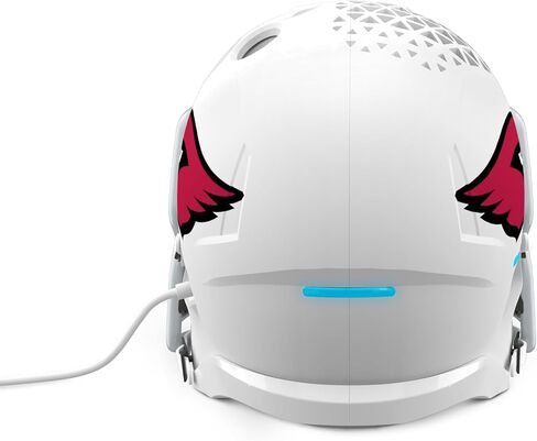 NFL ECHO DOT BUNDLE: يتضمن صدى DOT | الجليون الجليدية البيضاء والمحدودة NFL خوذة حامل | دالاس كاوبويز in Saudi Arabia