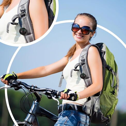 6 Pcs Compass Keychain Ball Liquid Filled Compass Ball Keychain Small Useful Outdoor Tool Gift for Camping Hiking Survival Backpacking Explore in Saudi Arabia