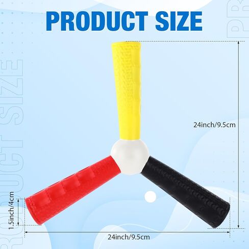 3 Pack Hand Eye Coordination Trainer Reaction Catch Trainer Hand Speed Reflex Challenge EVA Foam Reaction Ball Set for Football Basketball Baseball Team Sports, Reflex Agility Training in Saudi Arabia