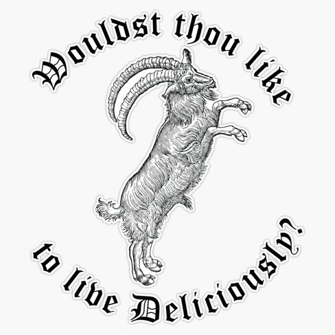Black Phillip Sticker Vinyl Bumper Sticker 6 Mil Thick - Size 5" in Saudi Arabia