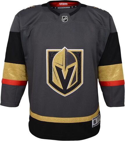 قميص فريق Las Vegas Golden Knights باللون الرمادي الفارغ للرضع والأطفال الصغار من Home Premier Team in Saudi Arabia
