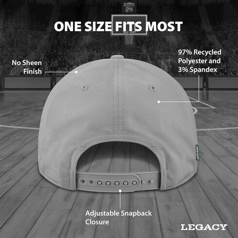 Legacy NCAA Officially Licensed Rope Hat, Lightweight Cap for Men & Women, Caddy, One Size Fits Most, Snapback Closure in Kuwait