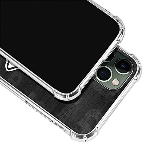 حافظة هاتف Skinit الشفافة متوافقة مع iPhone 12 Pro - تصميم أسود وأبيض مرخص رسميًا من NFL Kansas City Chiefs in Saudi Arabia