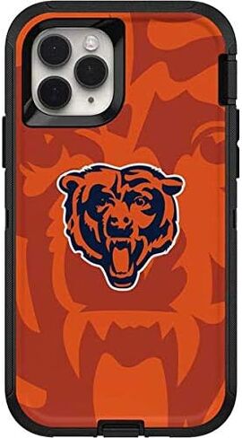 Skinit Decal Skin Compatible with OtterBox Defender iPhone 11 Pro Case - Officially Licensed NFL Chicago Bears Double Vision Design in Saudi Arabia