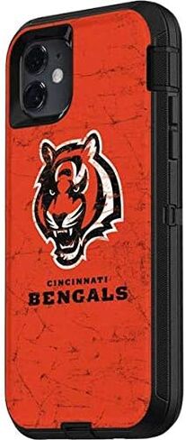 غلاف Skinit متوافق مع حافظة OtterBox Defender iPhone 11 - مرخصة رسميًا من NFL Cincinnati Bengals - تصميم بديل متعثر in Saudi Arabia