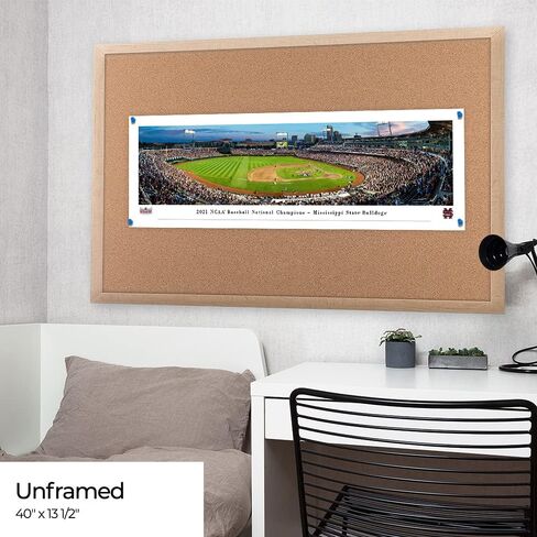 2021 College World Series Champions - Mississippi State- Panoramic Posters and Framed Pictures by Blakeway Panoramas in Saudi Arabia