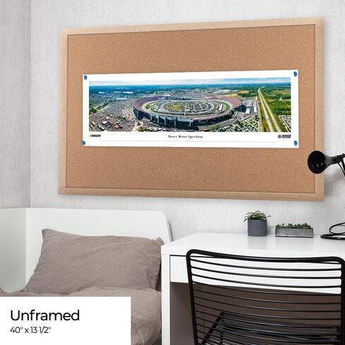 Dover Motor Speedway - ملصق ناسكار غير مؤطر مقاس 40 × 13.5 من Blakeway Panoramas in Saudi Arabia