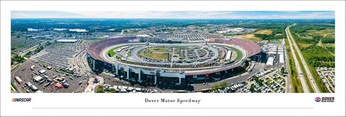 Dover Motor Speedway - ملصق ناسكار غير مؤطر مقاس 40 × 13.5 من Blakeway Panoramas in Saudi Arabia