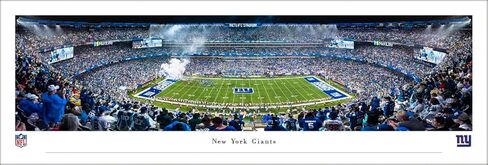 New York Giants - Unframed 40 x 13.5 Poster by Blakeway Panoramas in Saudi Arabia
