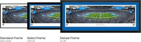Detoit Lions Touchdown - Unframed 40 x 13.5 Poster by Blakeway Panoramas in Saudi Arabia