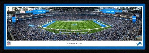 Detoit Lions Touchdown - Unframed 40 x 13.5 Poster by Blakeway Panoramas in Saudi Arabia