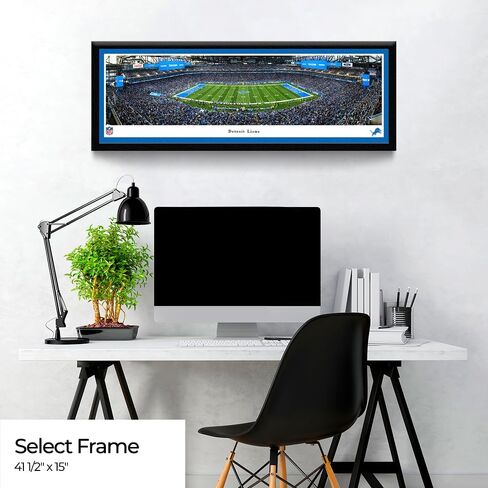 Detoit Lions Touchdown - Unframed 40 x 13.5 Poster by Blakeway Panoramas in Saudi Arabia