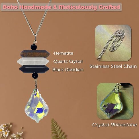 ملحقات سيارة Crystal Sun الخلفية للسيارات ، بلينغ إطلالة خلفية مرآة داخلية للنساء الرجال ، ديكور سيارة لطيف معلقة ، يعكس الضوء والطاقة النابضة بالحياة in Saudi Arabia
