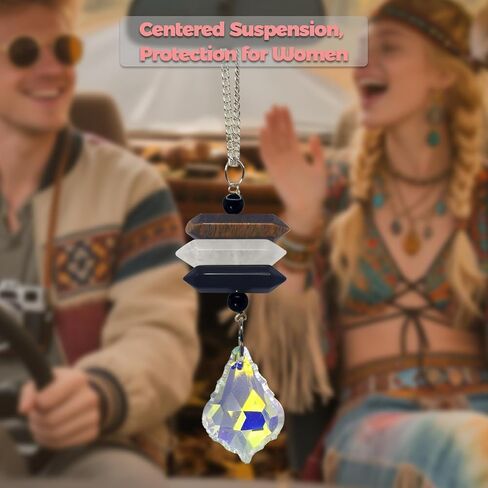 ملحقات سيارة Crystal Sun الخلفية للسيارات ، بلينغ إطلالة خلفية مرآة داخلية للنساء الرجال ، ديكور سيارة لطيف معلقة ، يعكس الضوء والطاقة النابضة بالحياة in Saudi Arabia