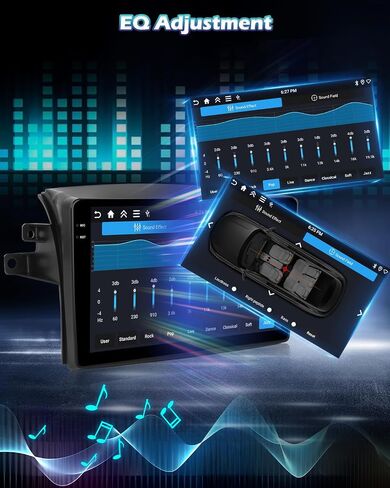 2 + 64g Android Car Stereo لـ Toyota Sienna 2014 2015 2015 2017 مع Carplay Wireless و Android Auto - 9 بوصة HD Radio مع EQ GPS WiFi FM/RDS + AHD View View Camera ، MIC in Kuwait