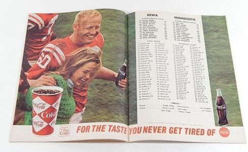 Lot of (16) Assorted 1966 to 1979 Minnesota College Football Programs - NFL Programs in Saudi Arabia