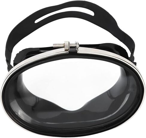 HD Antifog Snorkeling and Swimming Goggles with Dive Face and Tempered Glass Lens for Men and Women in Saudi Arabia