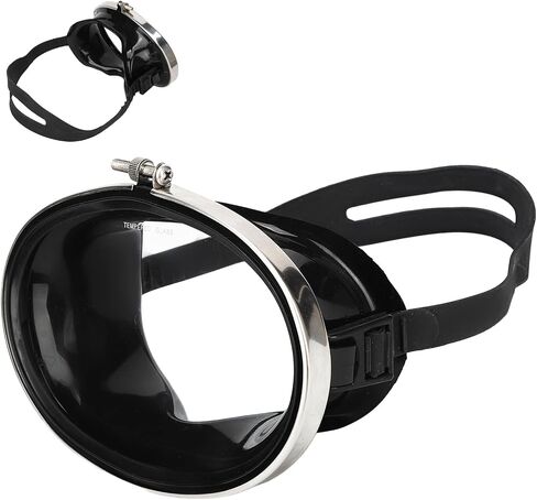 HD Antifog Snorkeling and Swimming Goggles with Dive Face and Tempered Glass Lens for Men and Women in Saudi Arabia