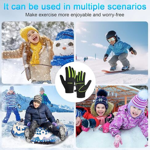 Warm Gloves Touchscreen Thermal Insulated Windproof Waterproof Outdoor Gloves for Men Women Driving Running Cycling in Saudi Arabia